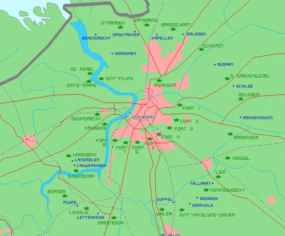 national redoubt of Belgium