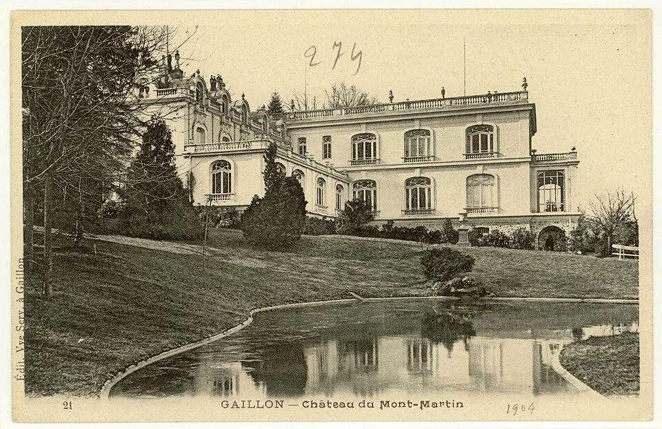 Slika: Editions Vve Séry à Gaillon (27) · Public domain château du Mont-Martin