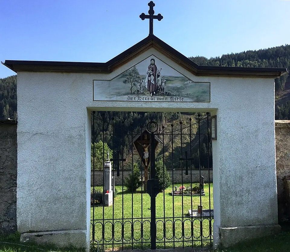 Friedhof Zelsach und Reste der ehem. Kirche St. Ulrich