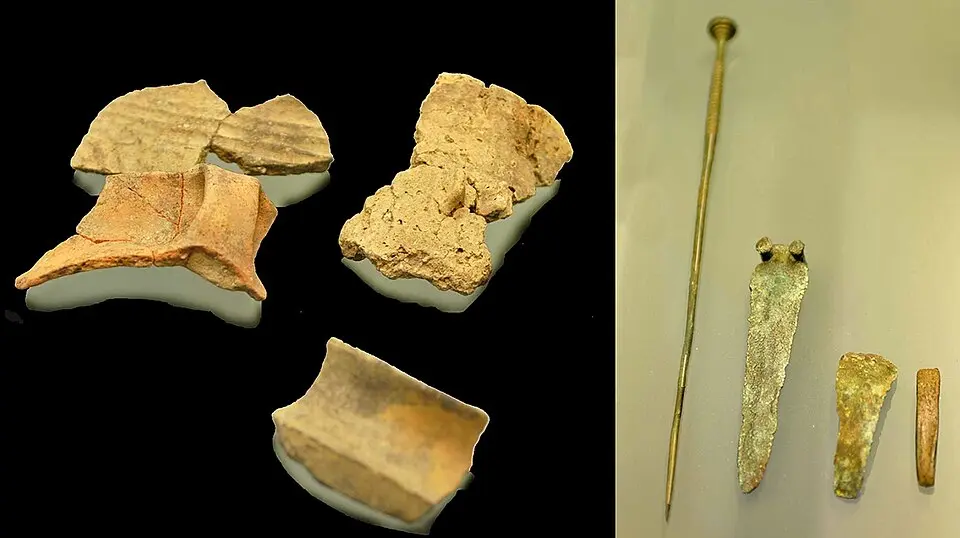 Bronzezeitliche Höhensiedlung Kastel