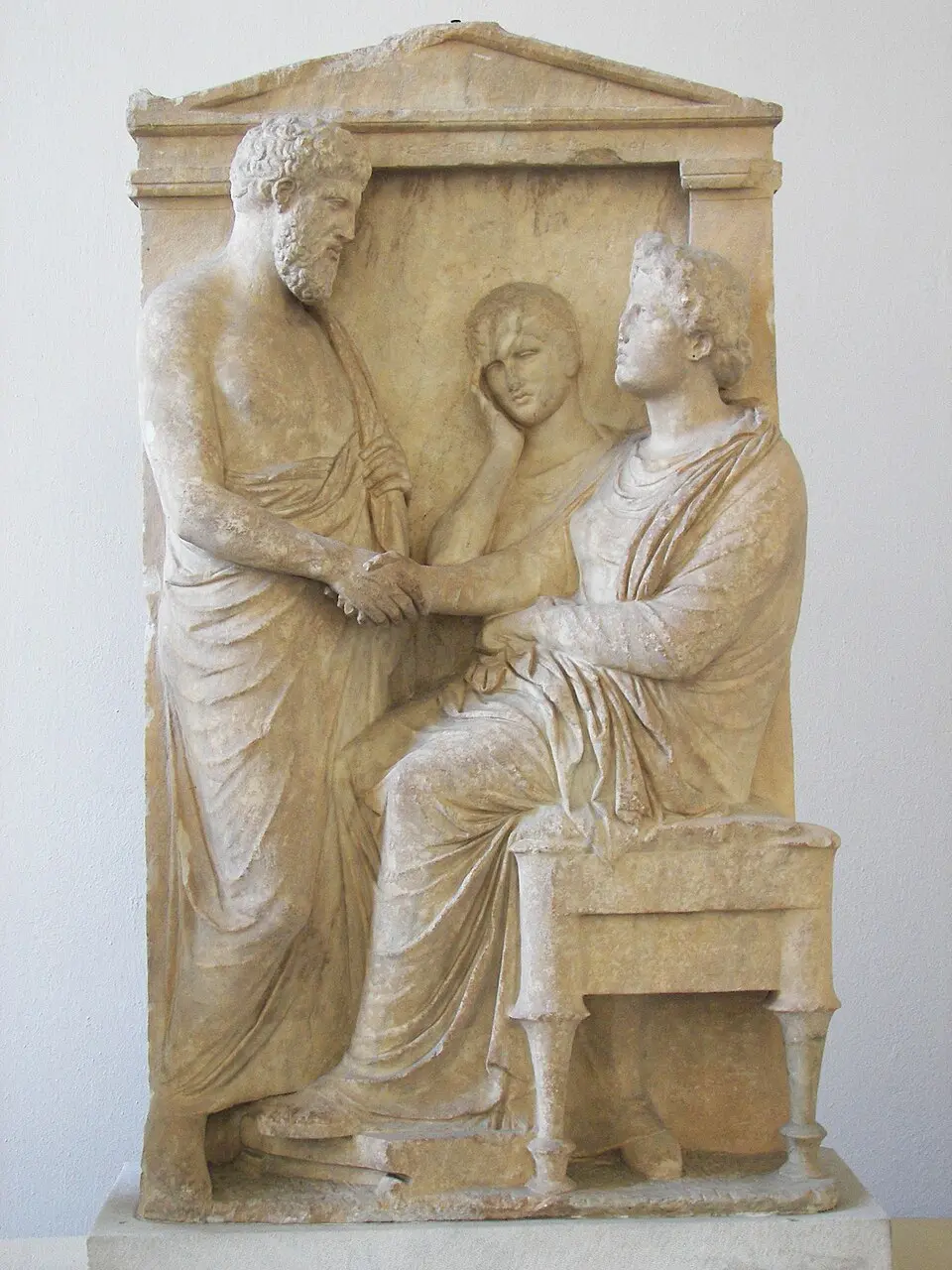 Grabrelief des Thraseas und der Euandria
