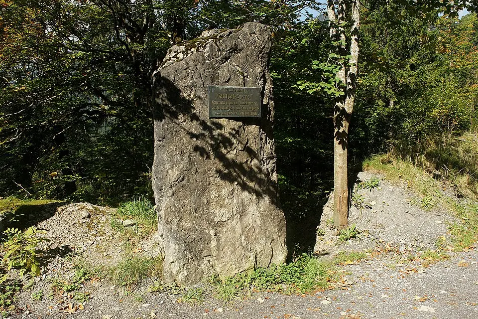 Gedenktafel, Gaichtpass-Sperre