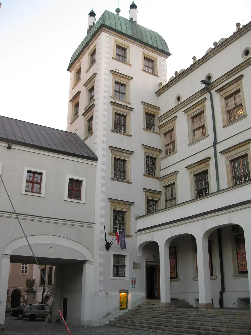 wieża przy skrzydle zachodnim Zamku Książąt Pomorskich