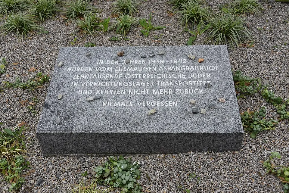 Gedenkstein für NS-Opfer (ehem. Aspangbahnhof)