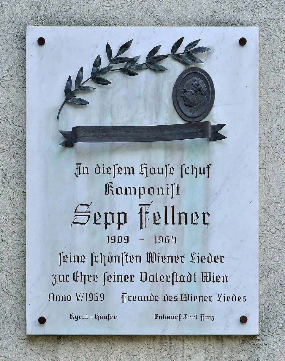 Gedenktafel für Sepp Fellner (Wien, Daringergasse 18a)