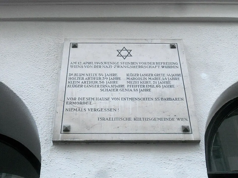 Gedenktafel für NS-Opfer (Wien, Förstergasse 7)