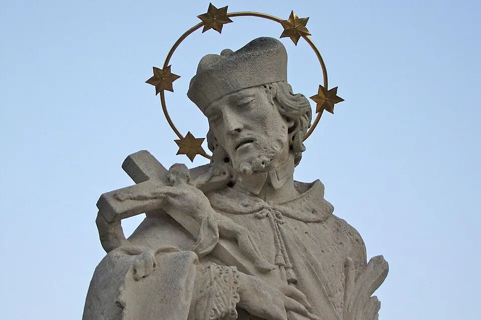 Figurenbildstock hl. Nepomuk