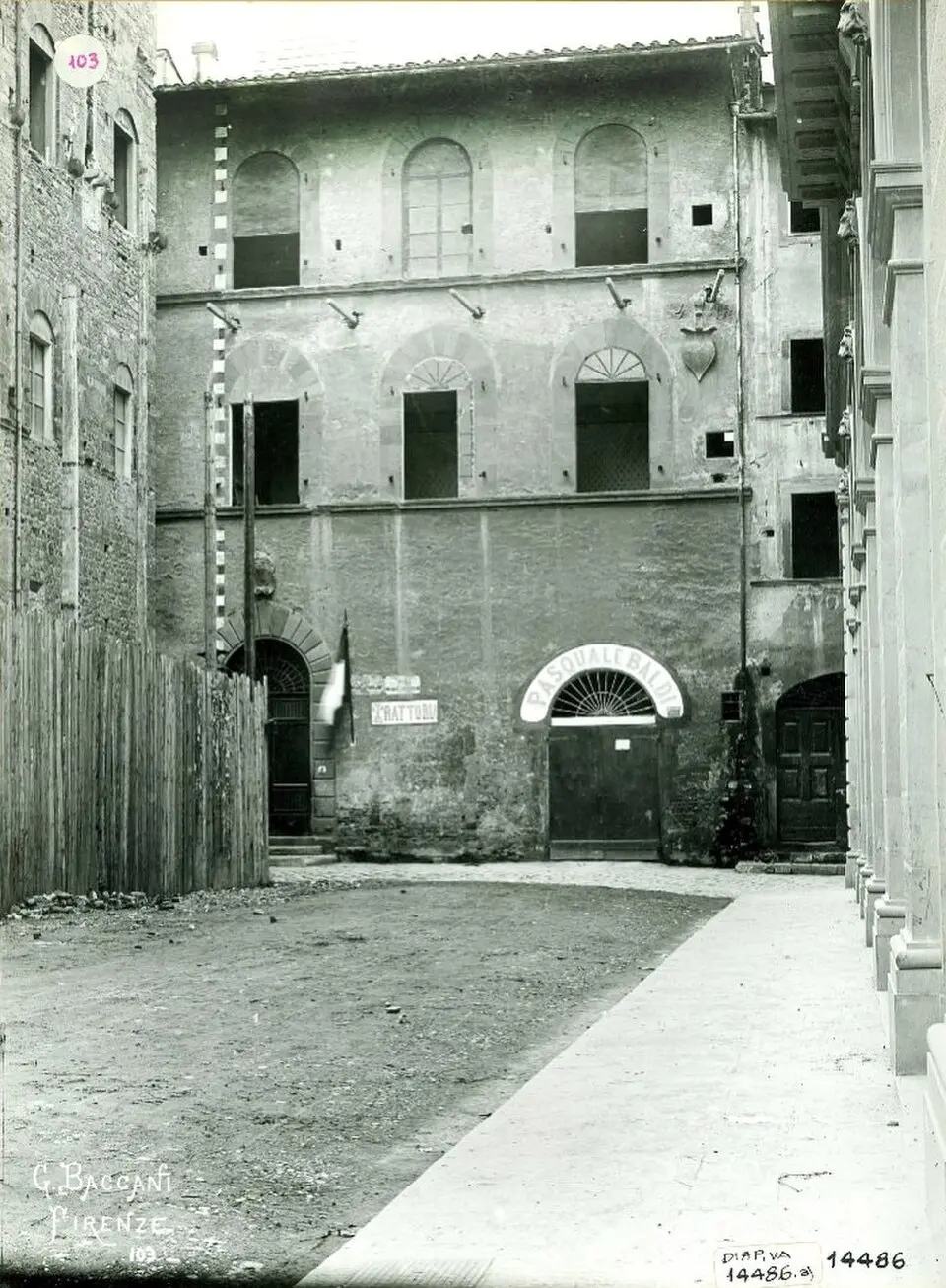 Palazzo Strozzi di via degli Anselmi