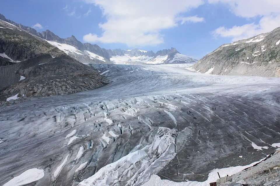 glacier du Rhône