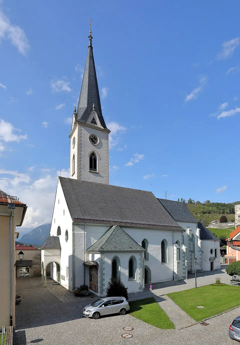 Image: C.Stadler/Bwag · CC BY-SA 4.0 Pfarrkirche Gmünd in Kärnten