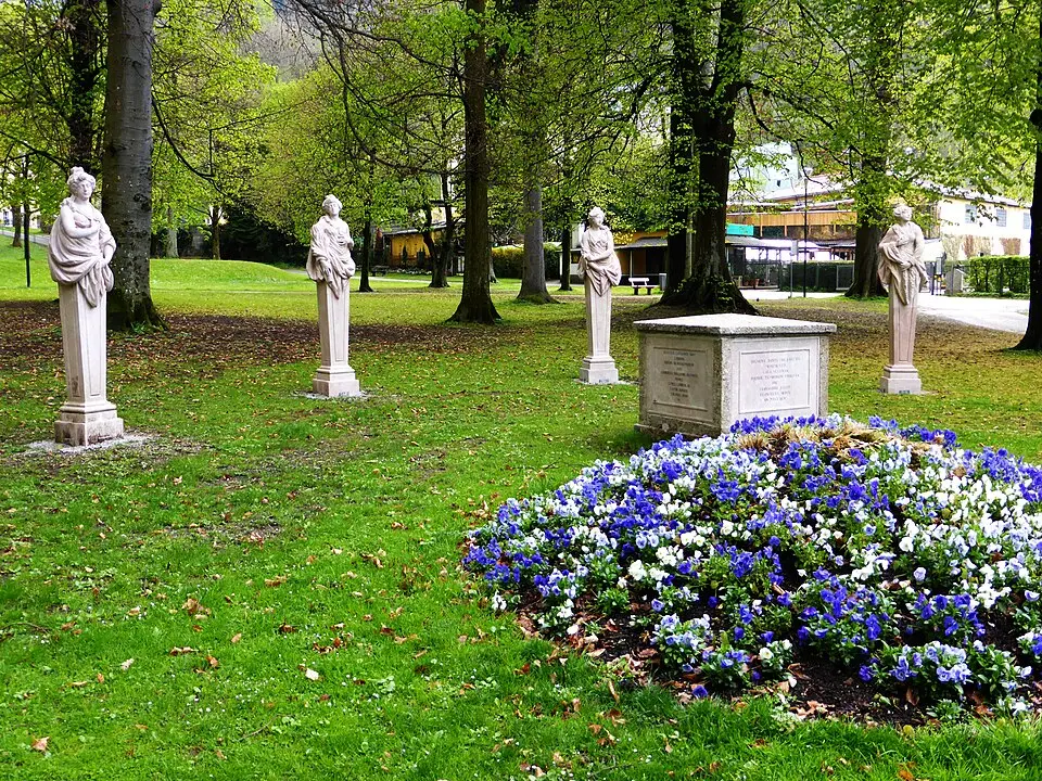 Gartenbaudenkmäler, Die vier Jahreszeiten im Minnesheim Park
