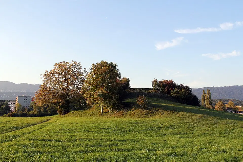 Goldhubel, mittelalterliche Burgstelle (Erdburg)