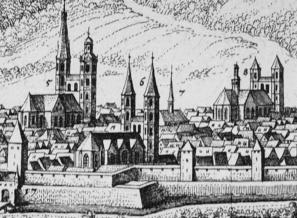 Slika: Matthäus Merian · Public domain St. Thomas