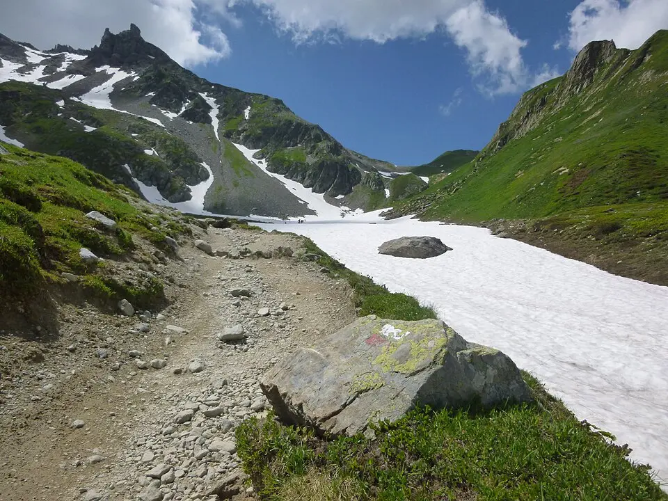 sentier de grande randonnée Tour du Mont-Blanc