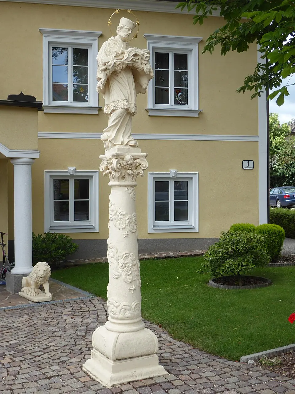 Obrázek: BSonne · CC BY-SA 4.0 Figur, hl. Johannes Nepomuk