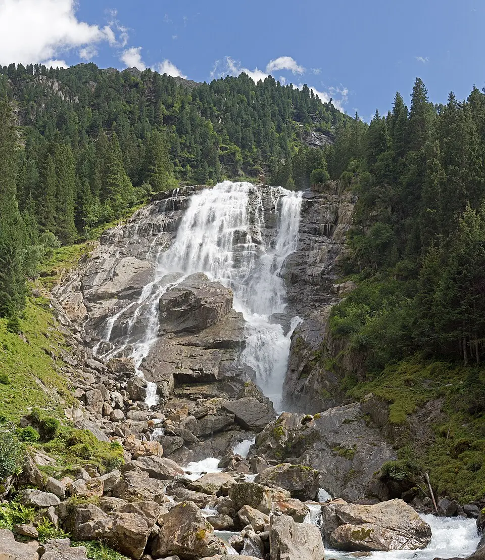Slika: Jörg Braukmann · CC BY-SA 4.0 Grawa-Wasserfall
