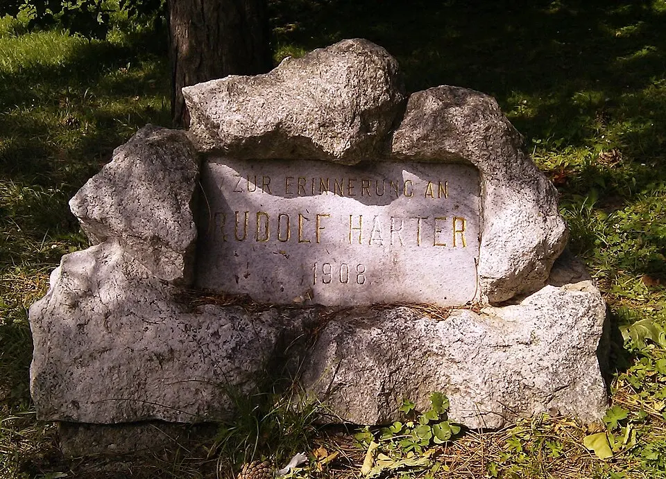 Gedenkstein für Rudolf Harter