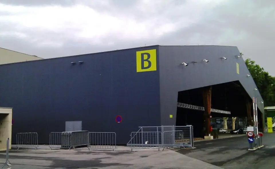 Halle B der Grazer Messe, ehem. Volkskundgebungshalle