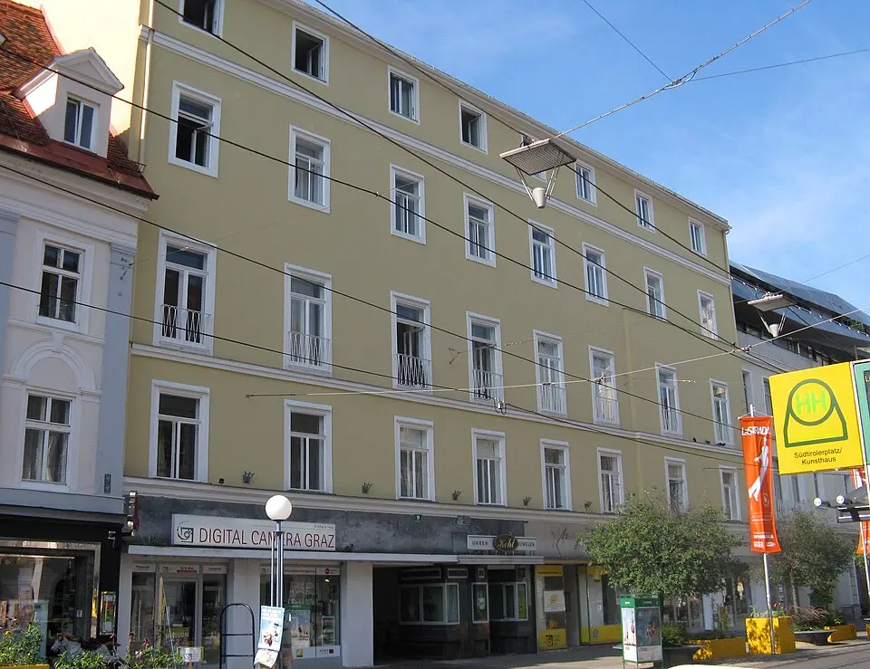 Miethaus, ehem. Konditorei Preinsack/ehem. Vorstadtpalais Lendenfeld
