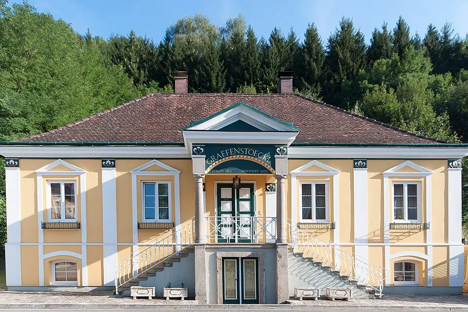 Slika: Meinungsfreiheit · CC BY-SA 3.0 AT Wohnhaus, Gräfenstöckl