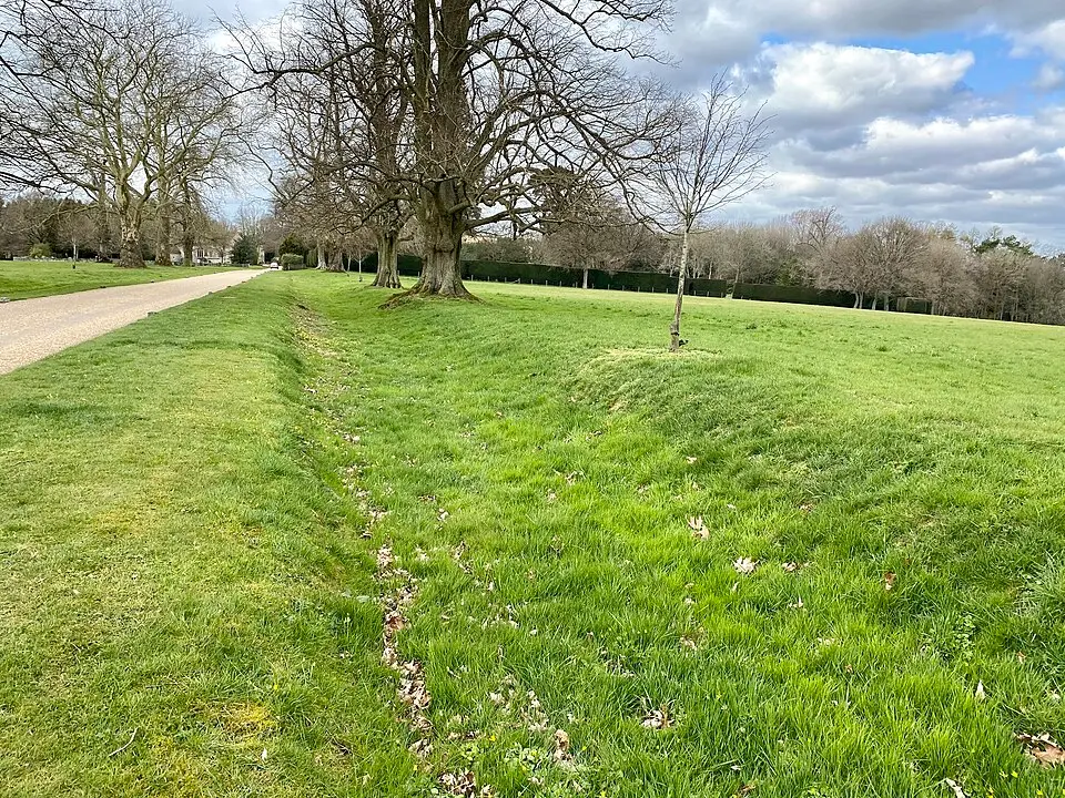 Buckinghamshire Grim's Ditch: 370m long section 330m south east of Hampden House