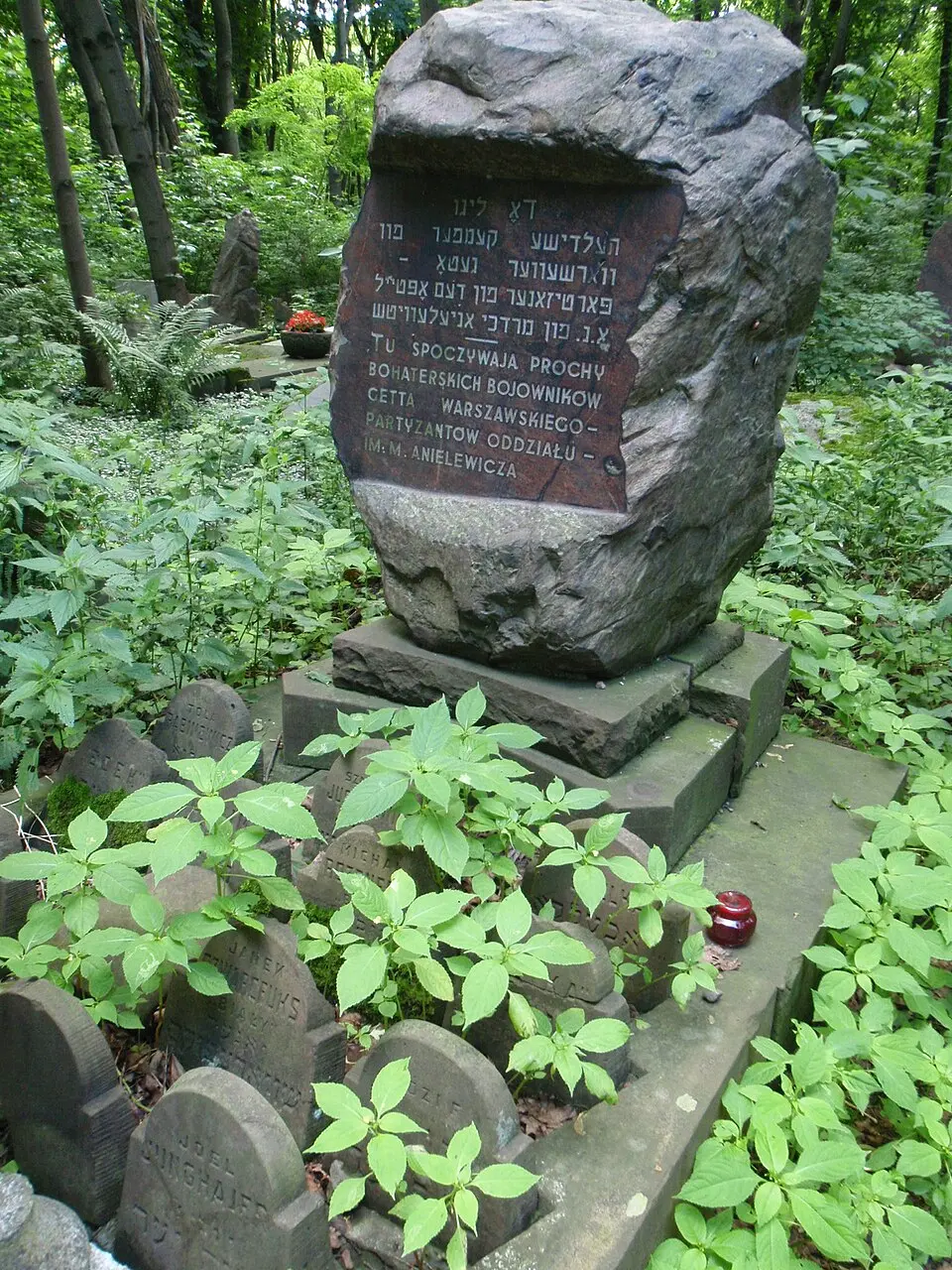 mémorial des partisans de la Garde populaire de Mordechaj Anielewicz à Varsovie