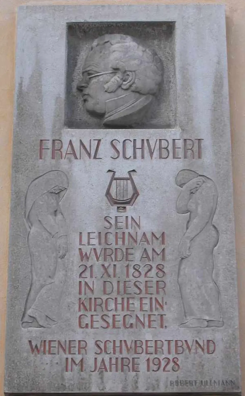 Gedenktafel für Franz Schubert (Wien, Schönbrunner Straße 50)