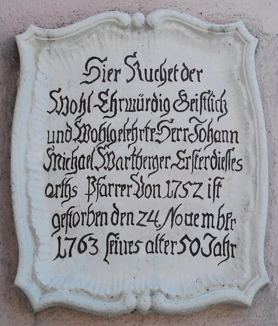 Obrázok: GuentherZ · CC BY 3.0 Gedenktafel J. M. Wartberger