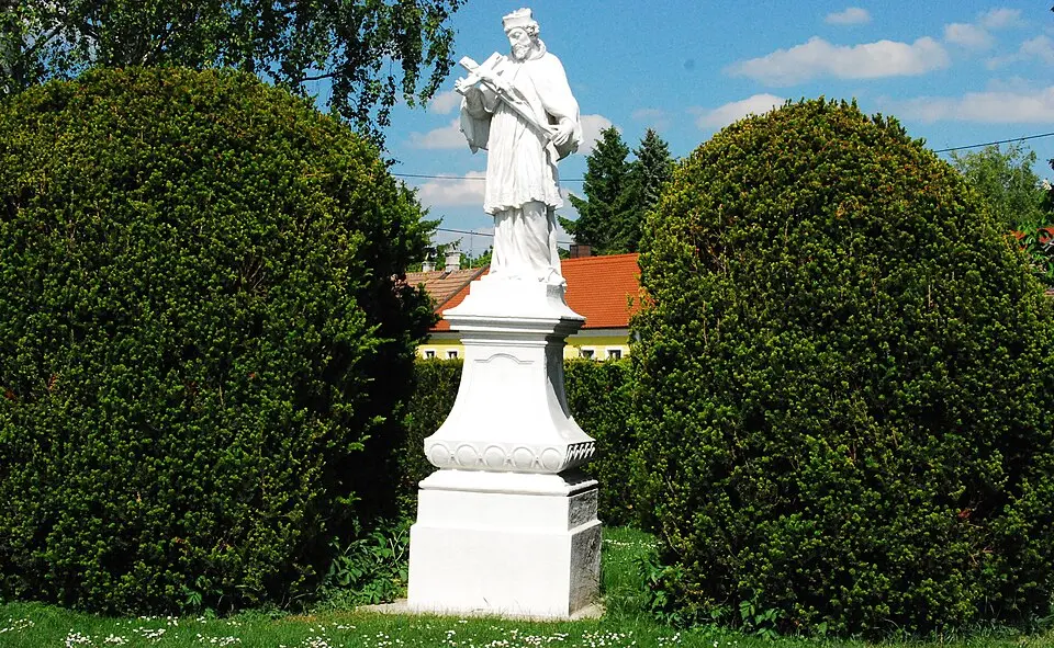 Slika: GuentherZ · CC BY 3.0 Figur hl. Johannes Nepomuk