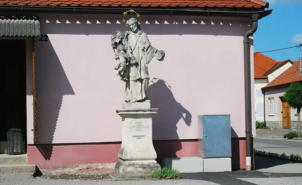 Figurenbildstock heiliger Johannes Nepomuk
