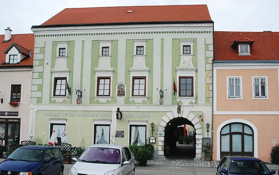 Bild: GuentherZ · CC BY 3.0 Gasthaus Zum Goldenen Kreuz
