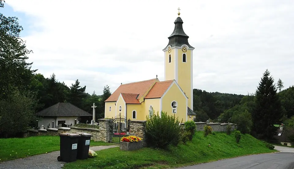 Slika: GuentherZ · CC BY-SA 3.0 AT Kath. Pfarrkirche hl. Jakobus der Ältere