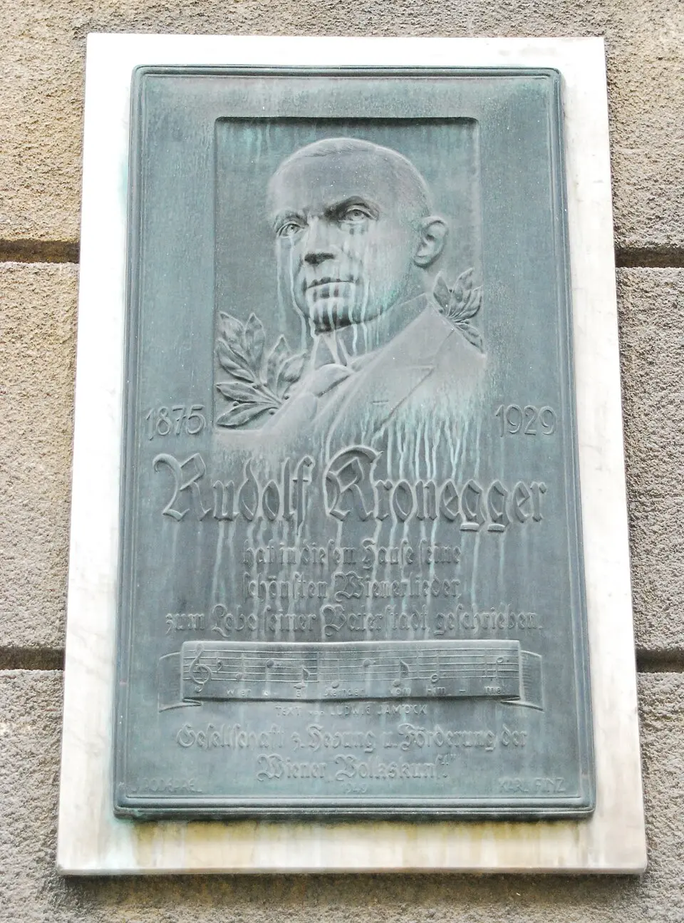 Gedenktafel Rudolf Kronegger