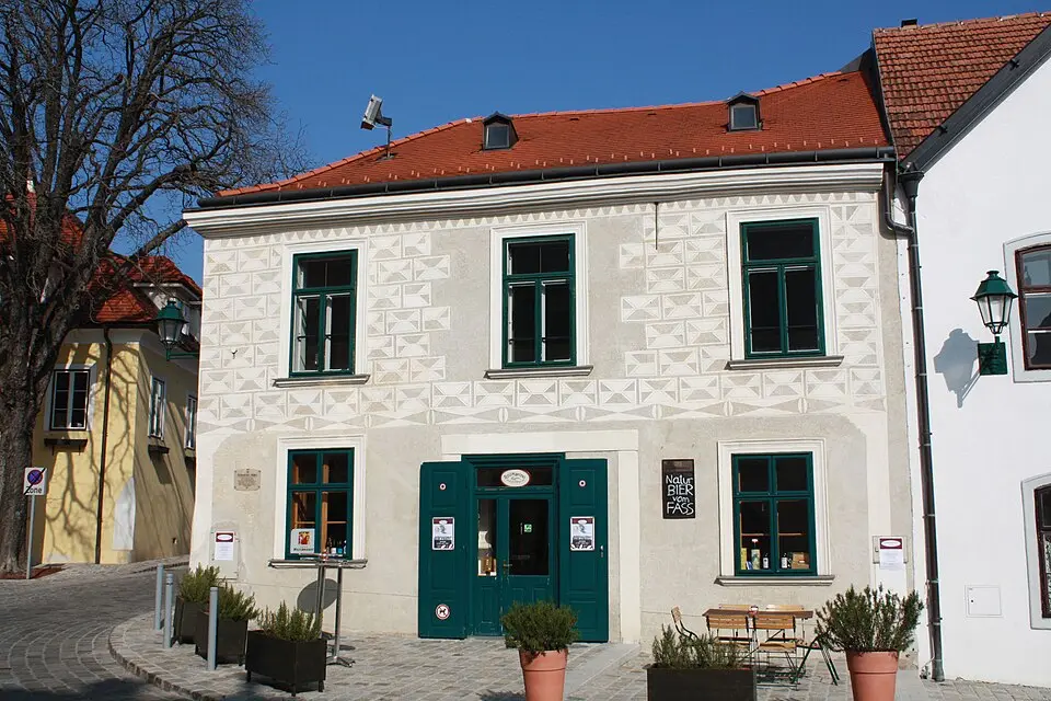 Obrázok: Karl Gruber · CC BY 3.0 Ehem. Gasthof "Zum Schwarzen Adler"/ Biegler-Haus