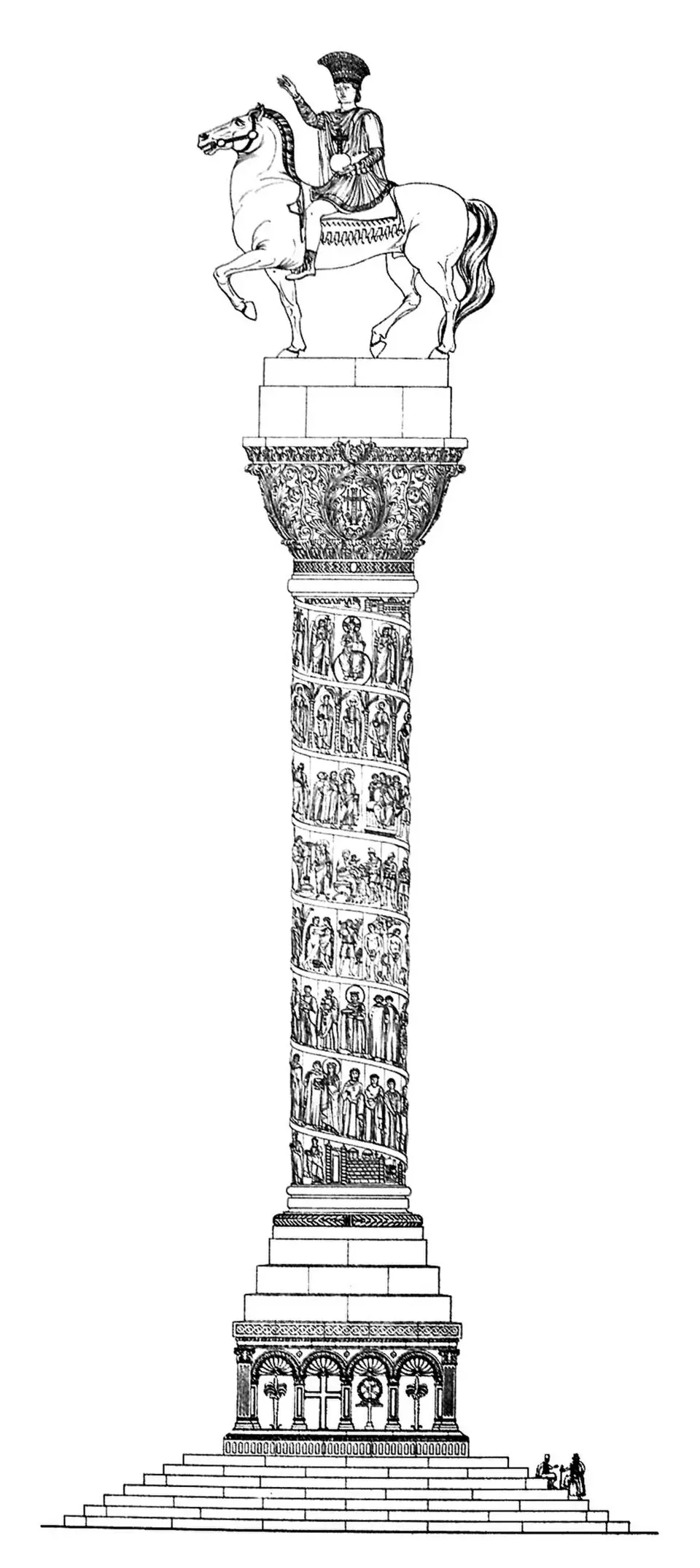 Wikimedia Commons · Public domain colonne de Justinien
