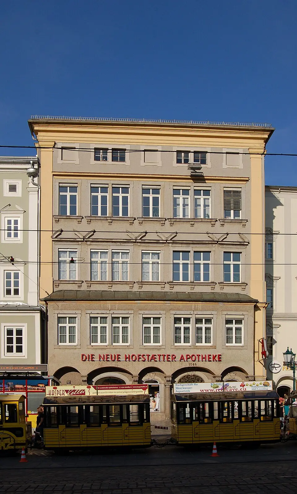 Bürgerhaus, Apothekerhaus zum weißen Adler, Hofstätterapotheke