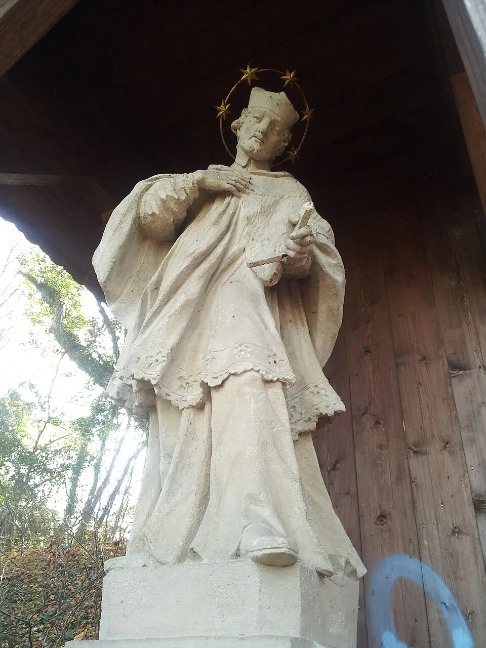 Figurenbildstock hl. Johannes Nepomuk