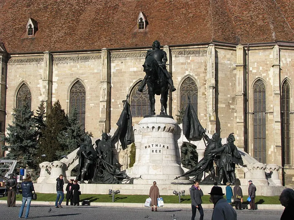 Obrázok: The original uploader was Markolaci at Hungarian Wikipedia. · CC BY-SA 3.0 Ansamblul monumental Matia Corvin din Cluj
