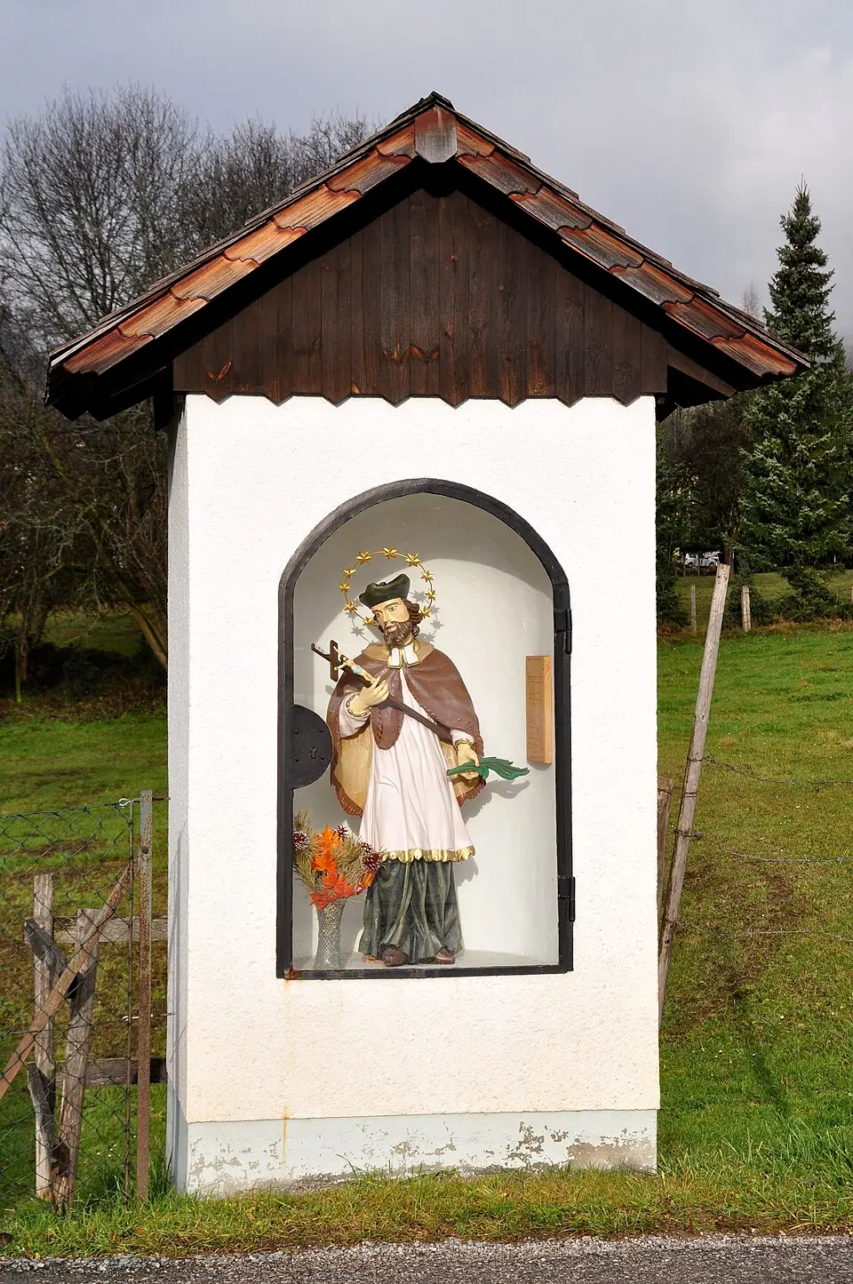 Obrázok: Johann Jaritz · CC BY-SA 3.0 AT Nischenbildstock hl. Johannes Nepomuk