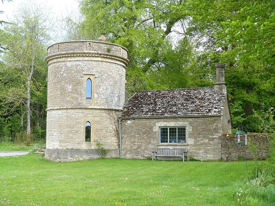 Round Tower At Ngr So 9971 0253 And Attached Wall