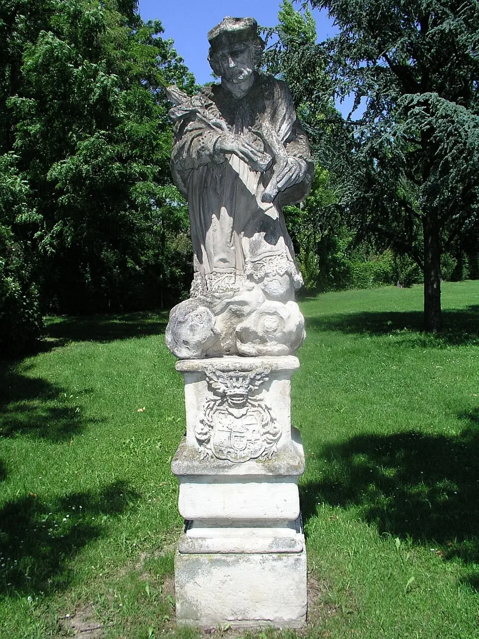 Slika: Waerfelu · CC BY 3.0 Figurenbildstock hl. Johannes Nepomuk