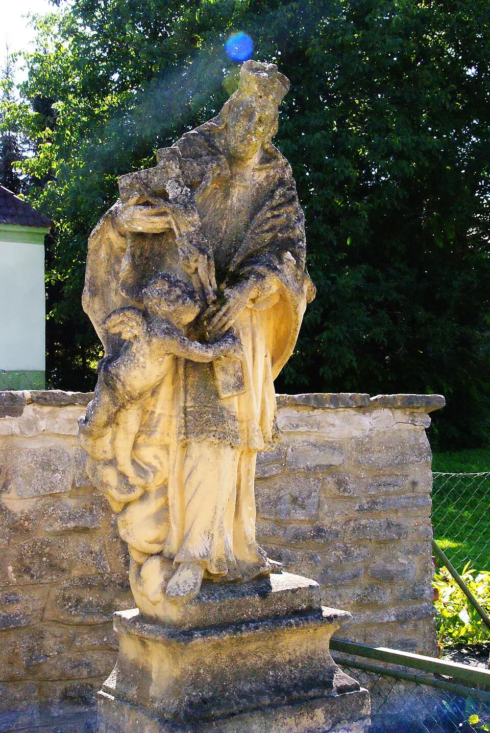 Figurenbildstock hl. Johannes Nepomuk, Unterpfaffendorf