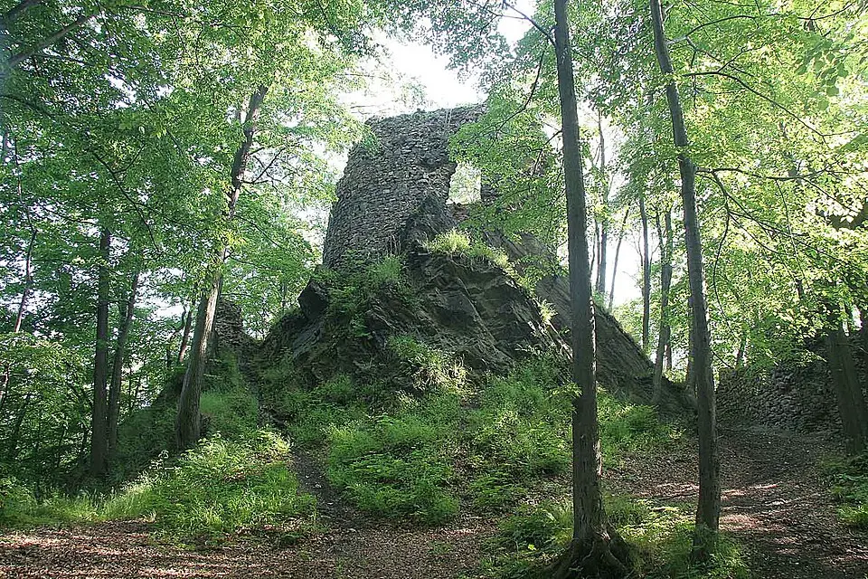 Bild: Zp at Czech Wikipedia · CC BY-SA 3.0 Burg Hamrštejn