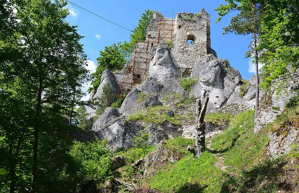 Hrad Hričov, Hričovský hrad, palác hradný