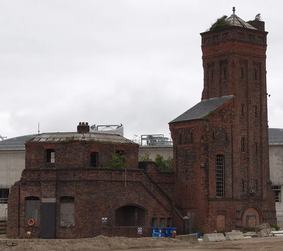 Hydraulic Engine House at Bramley Moore Dock
