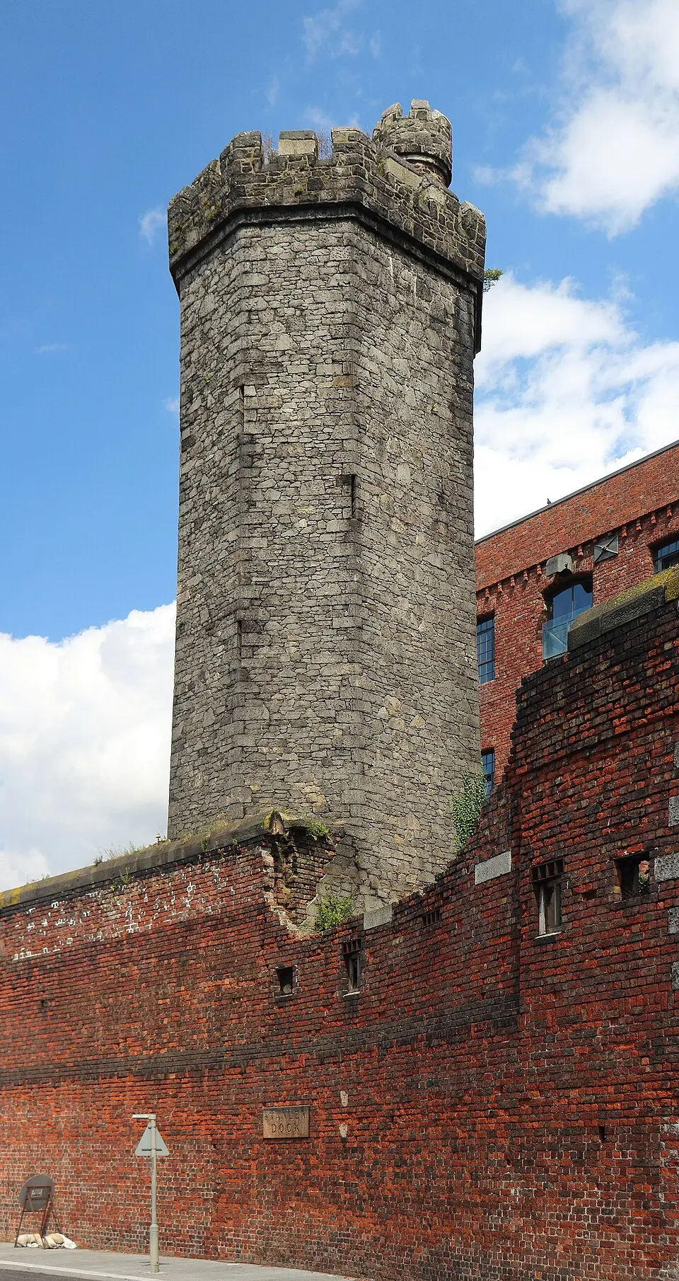 Hydraulic Tower To West Of North Warehouse