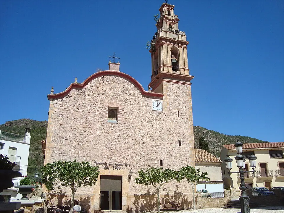 Image: Juan Emilio Prades Bel · CC BY-SA 4.0 iglesia de Santa Ana