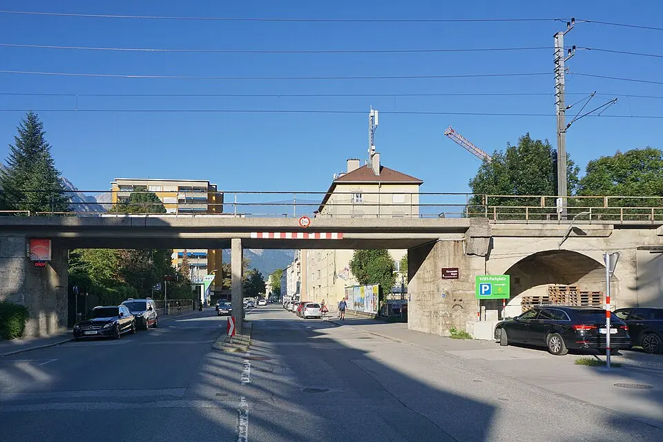 Mittenwaldbahn – Brücke Völser Straße