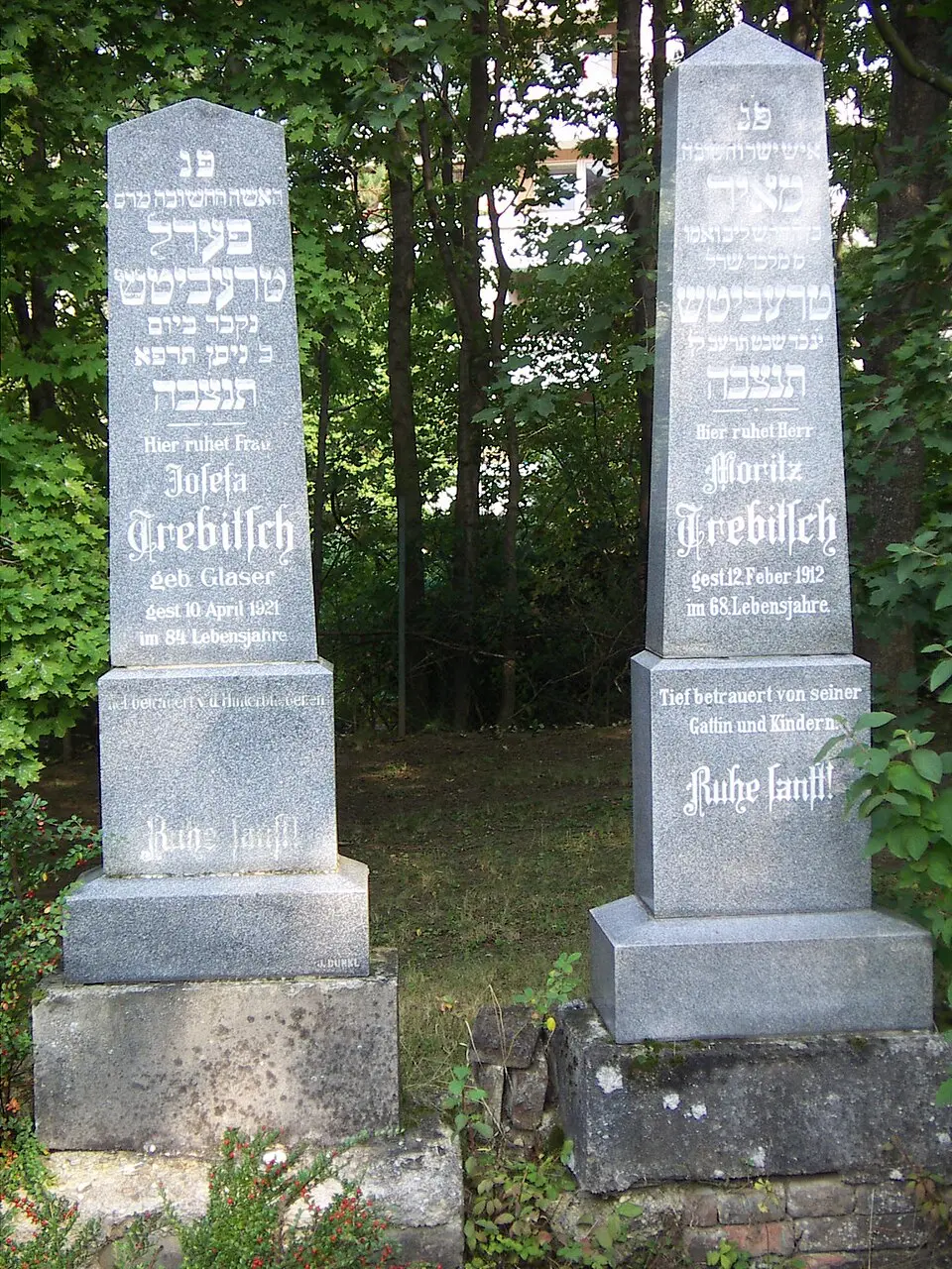 Image: Anton-kurt · Public domain Israelitischer Friedhof Mistelbach