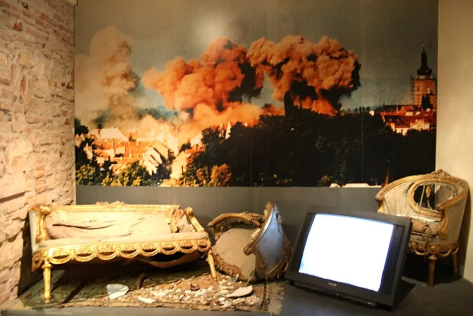 bombardement du Banski dvori